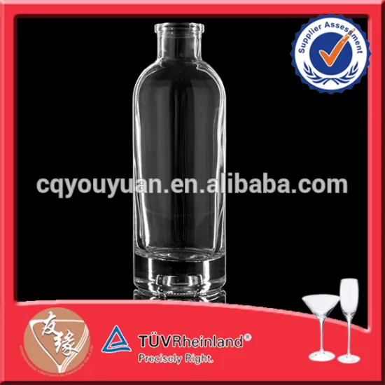 Machine Made Big Round Liquor Bottle Sell Blown Glass Bottle 1000 ML