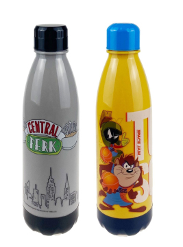 650mL Steel Bottom Heat Transfer Printing Plastic Bottle