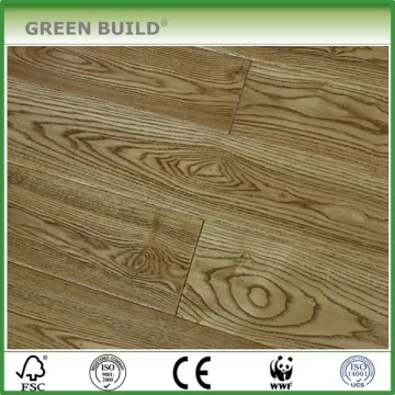 Termite proof Ash Hand scraped Oak color Solid Wood Flooring