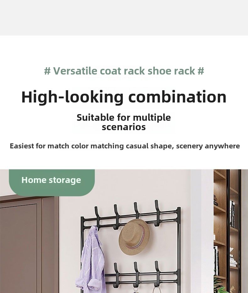 Multi-Layer Shoe & Coat Rack