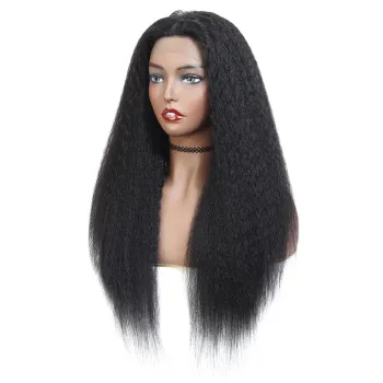 Cheap Wholesale 13X4 13X6 Swiss Lace Front Wig Vendors Unprocessed Peruvian Human Hair Kinky Straight Lace Frontal Wig Vendor