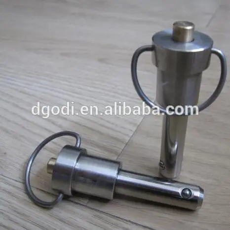 custom stainless steel spring pin with ball lock