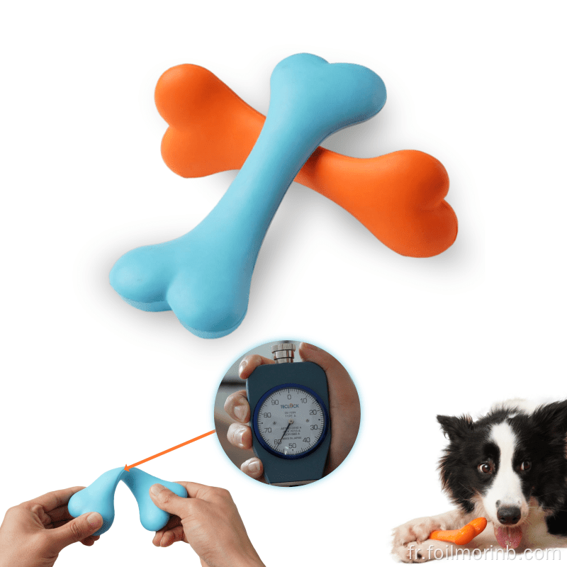 Jouets à mâcher pour chiens durables en forme d&#39;os de bœuf