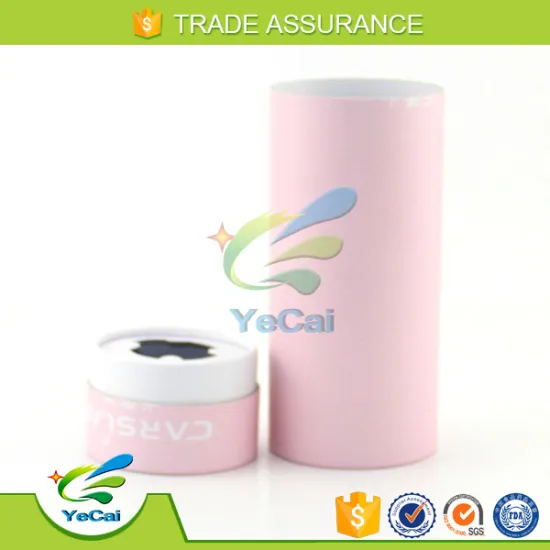 pink cosmetics packaging box with insert