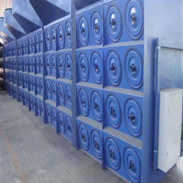 Downflow horizontal industrial filter dust collector