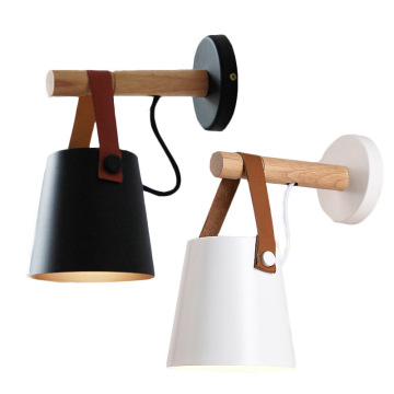 NEW Wooden Nordic Hanging Wall Lamp