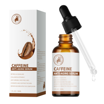 OEM Private Label Anti-Aging Vitamin C Caffeine Face Serum