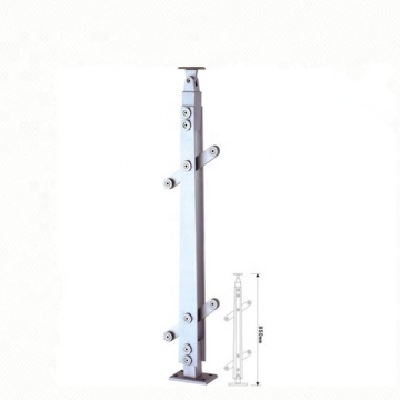 stainless steel handrail balustrade railing balcony posts pillars designs
