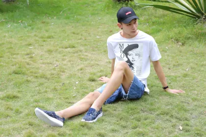 Mens Fashion Woven Sneakers