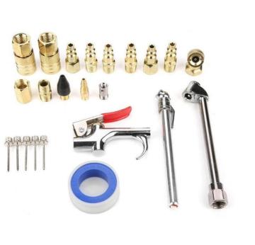 Pneumatic Air Tool Accessory Kit with Quick Couplers - 23 Pcs