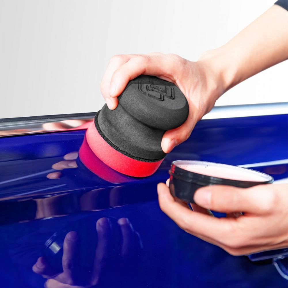 SGCB Car Hand Wax Applicator Pad Kit 3 Inch Dia Sponge Tire Dressing Applicator  Pad with Grip Tire Shine Compound Applicator Pad China Manufacturer