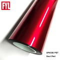 PET Glossy Metallic Soul Red Car Vinyl Foile