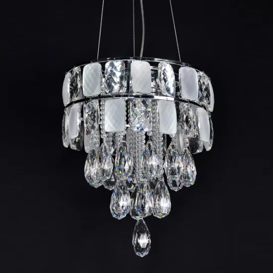 crystal light pendant metal modern light fixtures chandelier