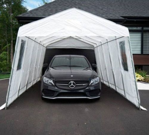 Refugio de autos de garaje de cochera portátil al aire libre