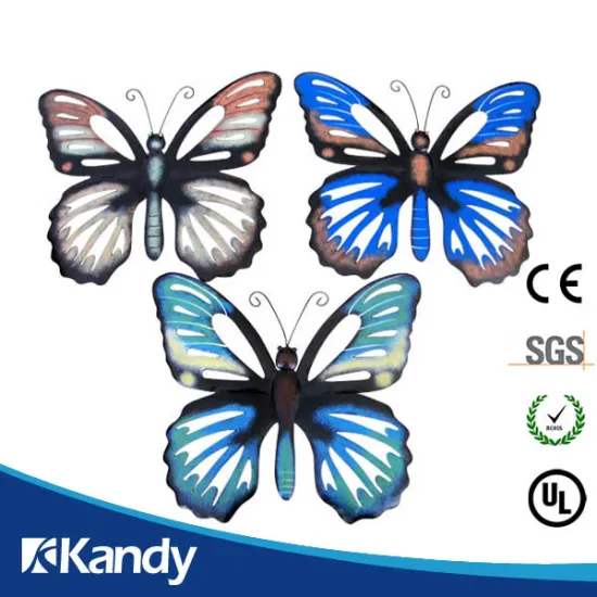 Butterfly decoration garden wrought iron garden decoration chinese garden decoration