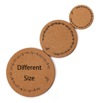 Customized Advertising Logo Printing: Personalized Cork Coasters for Company Promotions