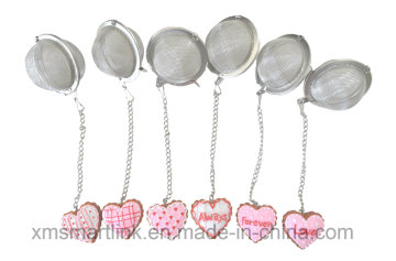 Heart Decor Tea Strainer