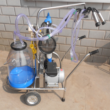 PVC bucket vacuum pump typed milking machine