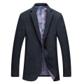 ขายด่วนเสื้อเบลเซอร์โพลีเอสเตอร์ Slim Fit Notch Lapel