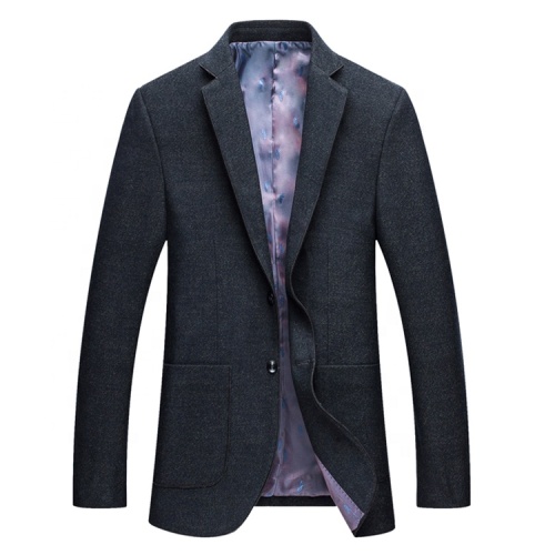 Hot Sale Slim Fit Notch Lapel Polyester Blazer