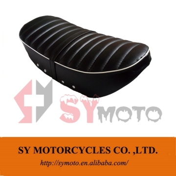 DAX Black Seat with White Piping