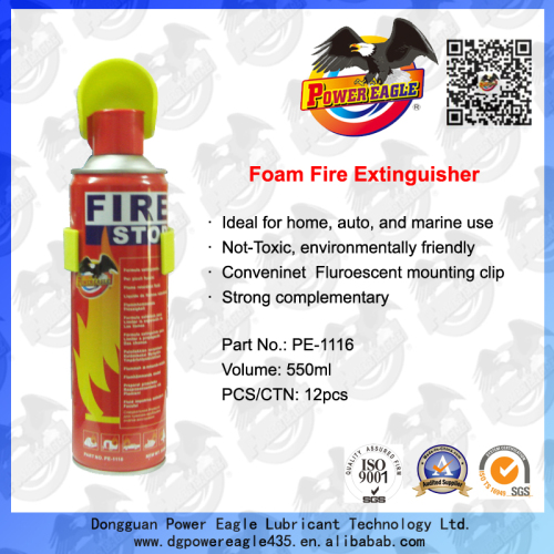 Power Eagle Mini Auto Foam Fire Extinguisher 550ml