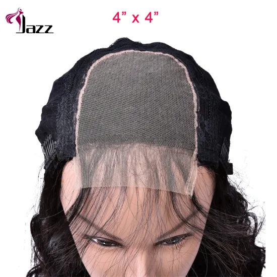 Wholesale pre plucked hairline brazilian virgin hair blonde curly lace 4X4 closure with baby hair wigs for black women