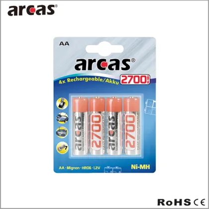 HR6 1.2V Rechargebale battey. 1800mAh -2400mAh NI-MH Nickel Metal Hydride Rechargeable Battery