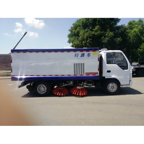 Camion de balayeuse de route de lavage de poubelle 4CBM