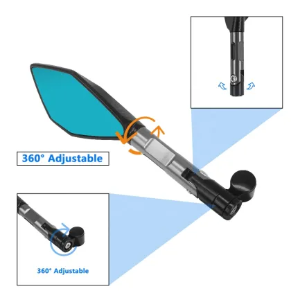 Motorcycle CNC Aluminum Rear View Rearview Mirrors Side Mirror Motorcycle
