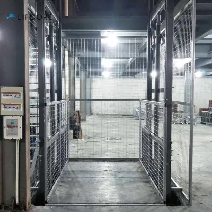 Portable Warehouse Scissor Lift: Vertical Cargo Lift & Mobile Elevating Work Platform