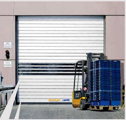 Aluminum High Speed Fast Rapid Rolling Shutter Door