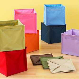 Collapsible fabric Storage Cube, laundry hamper , foldbale laundry baskets
