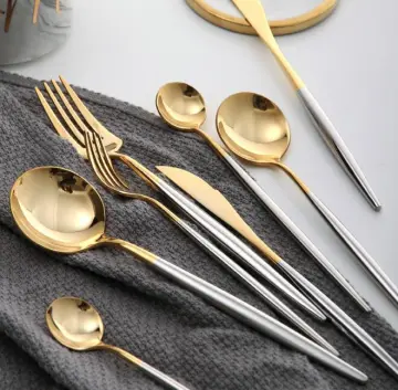 Colored Stainless Steel Dinnerware Set Cutlery Set