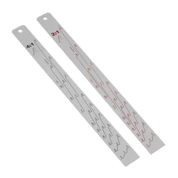 Long Time Service Car Paint Measuring Scale Ruler