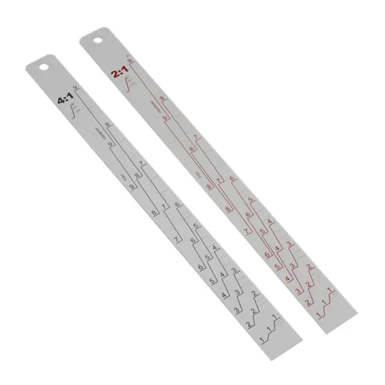 Long Time Service Car Paint Measuring Scale Ruler