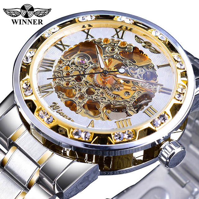 Men's Waterproof Luminous Stainless Steel Luxury Mechanical Wristwatch 40mm Dial