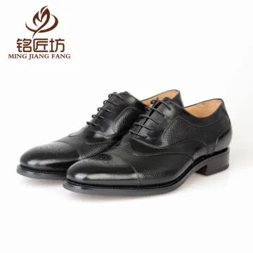 black top quality men dress shoes goodyear quality