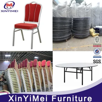 hotel dining hall banquet table and chairs