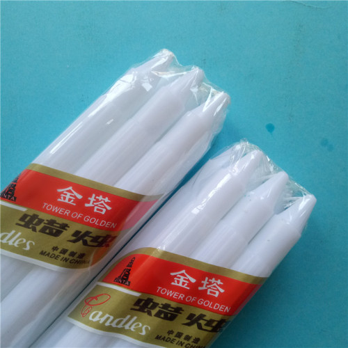 Pure Wax White Candle Decoration Home