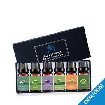 high quality essential oil set peppermint rose