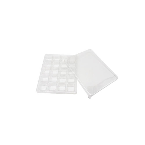 Plastic Cosmetic Tray Food grade PET plastic blister tray with lid Supplier