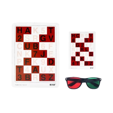 2 PCs Red Green Vision Training AIDS para miopia, estrabismo e Amblyopia RD005