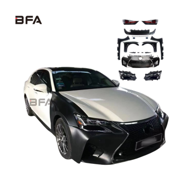 Lexus GS200T 250 300 450 2012-2021 GSFスタイルフロントバンパーグリルフェンダーサイドスカートボディキット