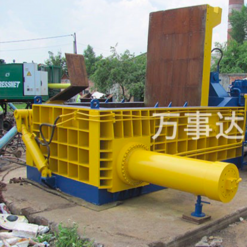 Máquina de enfardamento de metal industrial para compactação de sucata