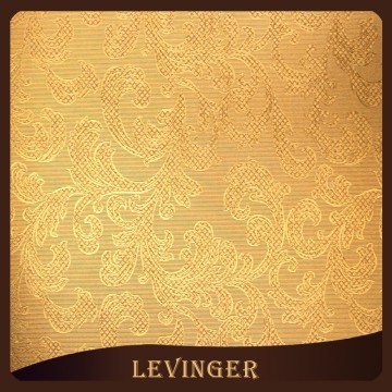 Levinger Latest Decorative Shiny Glitter Golden Solid Color Wallpaper