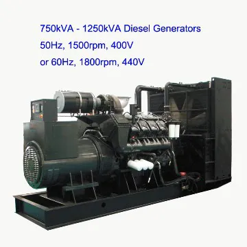 USA Engine Googol Brand Diesel Generator 720kW