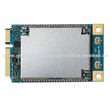 4G TDD LTE Mini PCIE Module Wireless Card with Qualcomm Chipset, Measures 36.5 x 50.95 x 4.35mm