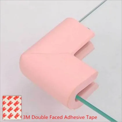4pc/lot U Shape Corner Protector Baby Safety Soft Edge Guards Infant Glass Table Edge & Corner Guards With 3M Sticker
