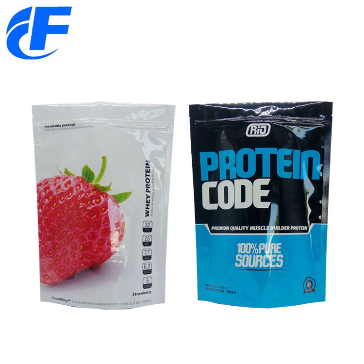 1kg whey Protein Stand Up Pouches With Zipper